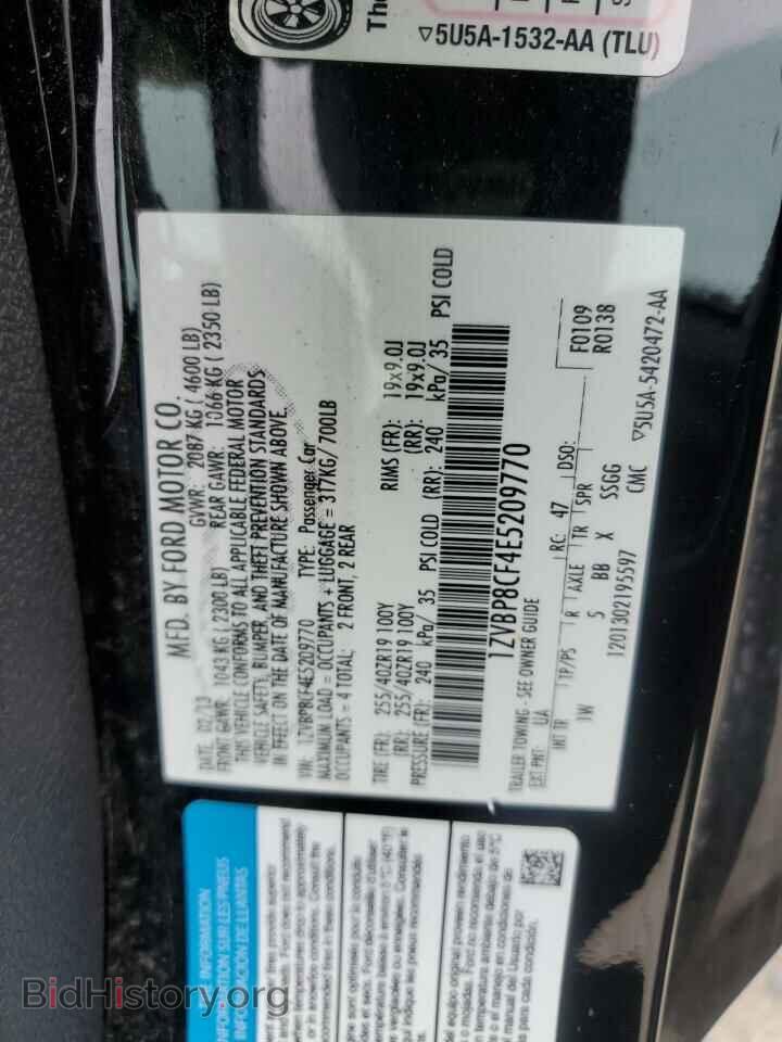 2014 FORD MUSTANG - VIN: 1ZVBP8CF4E5209770 - Photo 12