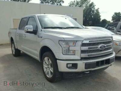 2017 Ford F150, silver — VIN 1FTEW1EG6HFC81830, Copart