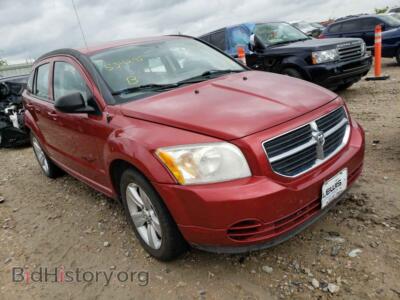 2010 Dodge CALIBER Caliber SX, red — VIN 1B3CB4HA7AD534295, Copart