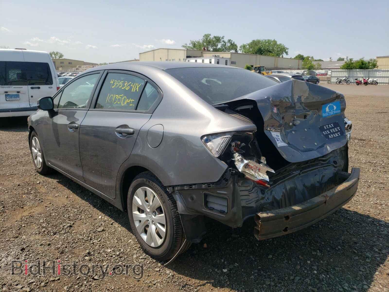 2012 HONDA CIVIC - VIN: 19XFB2F51CE376592 - Фото 3
