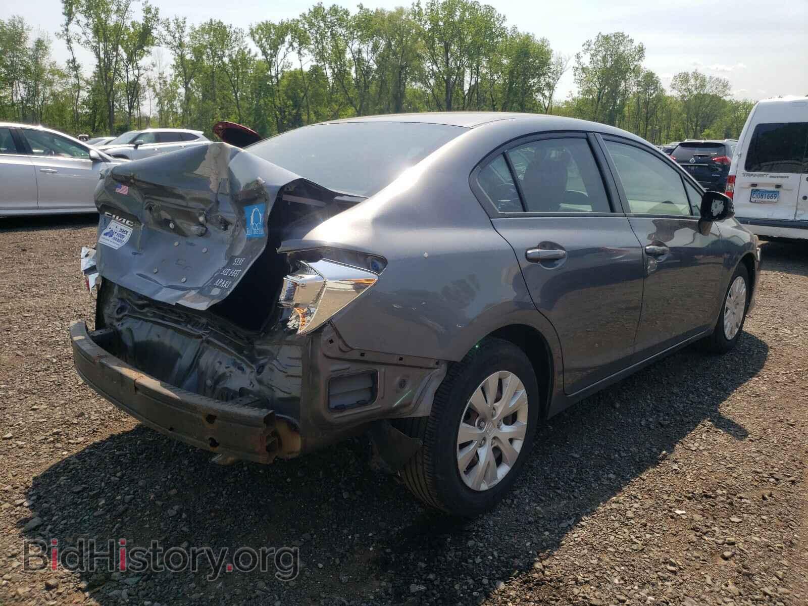 2012 HONDA CIVIC - VIN: 19XFB2F51CE376592 - Фото 4