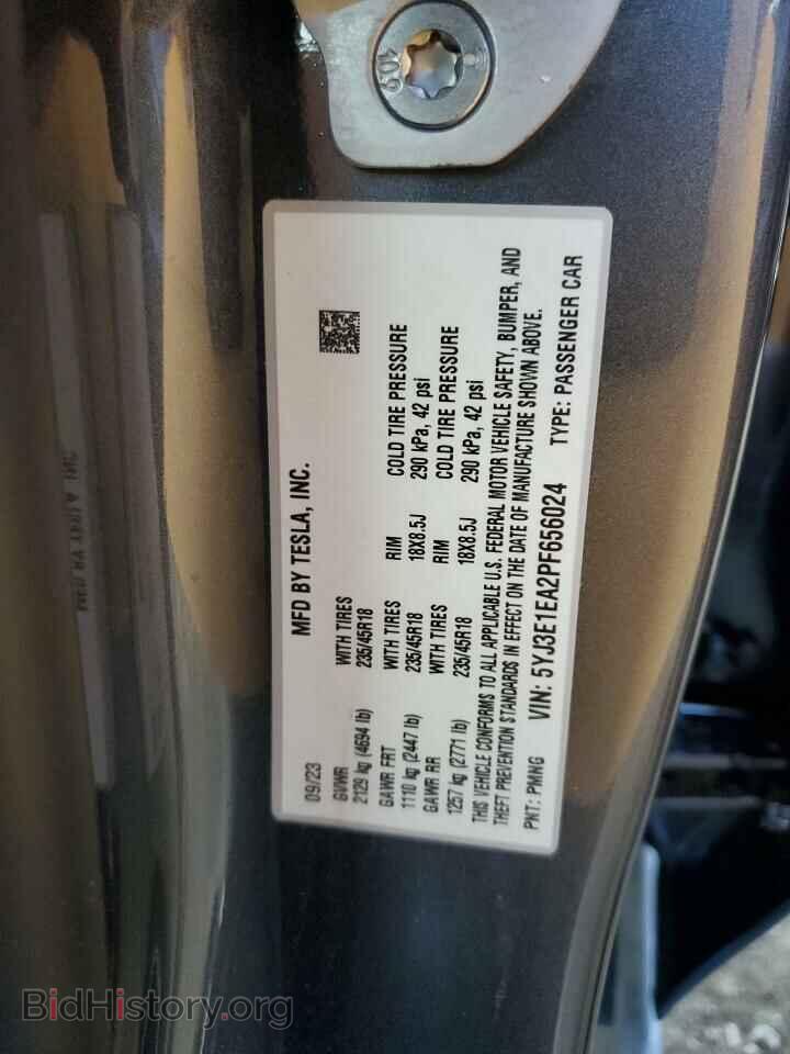 2023 TESLA MODEL 3 - VIN: 5YJ3E1EA2PF656024 - Фото 12