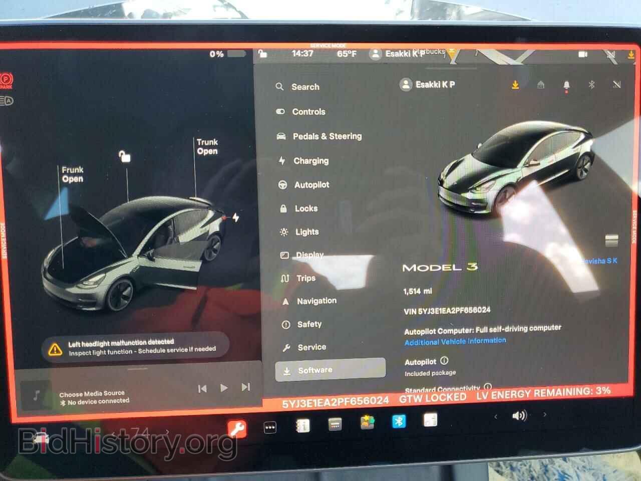 2023 TESLA MODEL 3 - VIN: 5YJ3E1EA2PF656024 - Фото 9