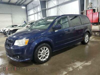 2013 Dodge CARAVAN R/T, blue — VIN 2C4RDGEG4DR567575, Copart