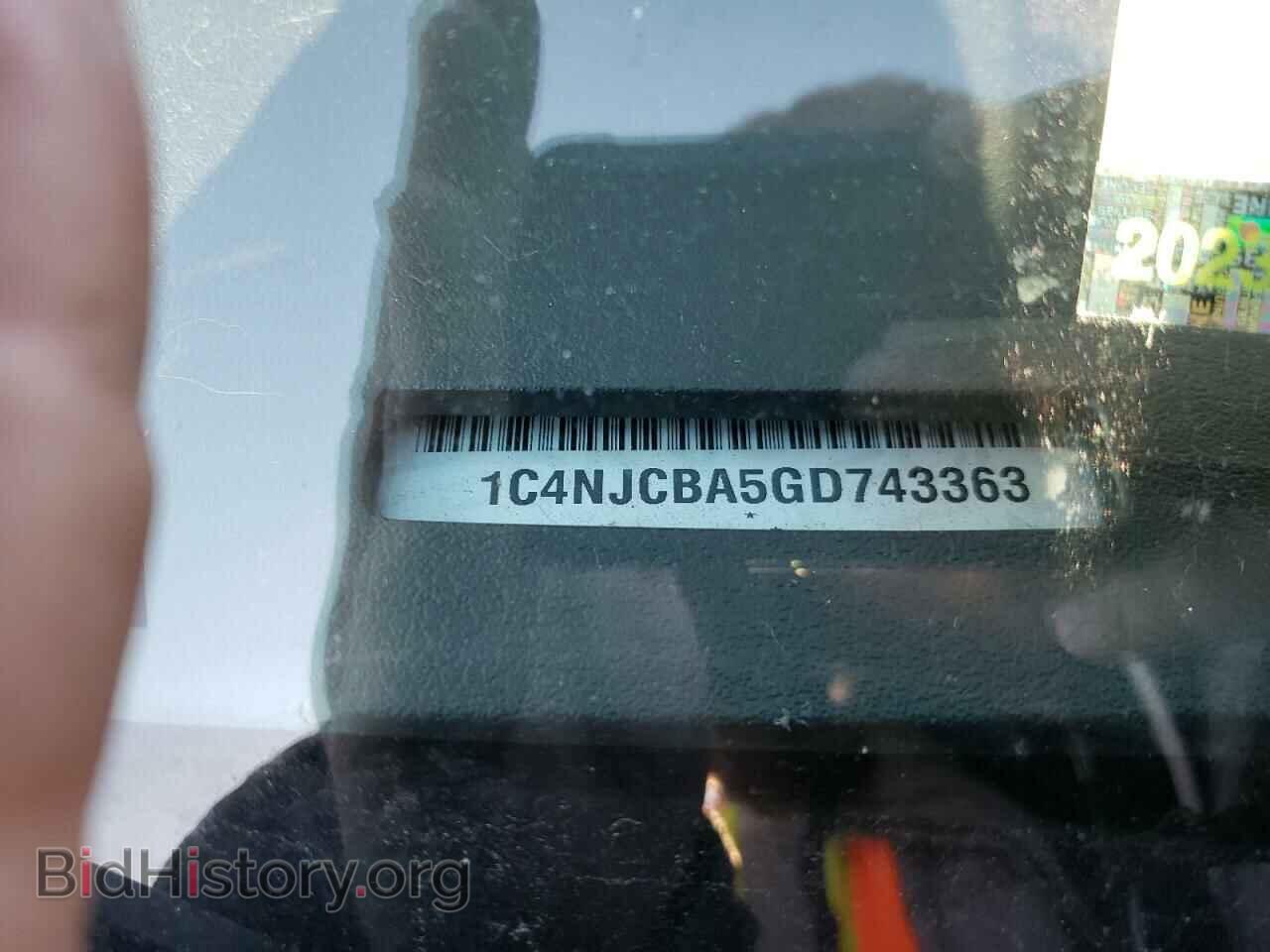 2016 JEEP COMPASS - VIN: 1C4NJCBA5GD743363 - Фото 13