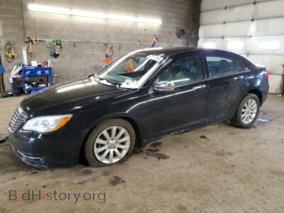 2014 Chrysler 200 Limited, черный — VIN 1C3CCBCGXEN159339, Copart