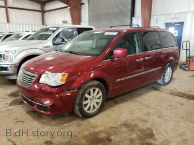 2016 Chrysler MINIVAN Town & COU, burgundy — VIN 2C4RC1BG9GR191268, Copart