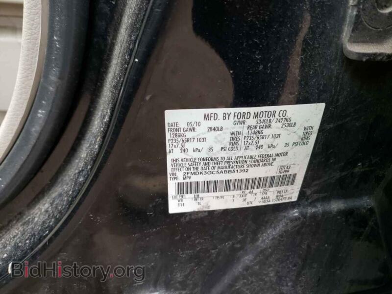 2010 Ford EDGE (VIN 2FMDK3GC5ABB51392) — photo 10 of 10