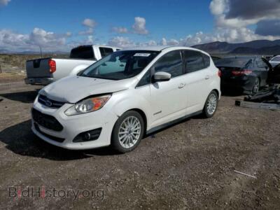 2013 Ford CMAX SEL, белый — VIN 1FADP5BU4DL522604, Copart