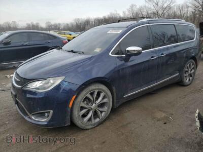 2017 Chrysler PACIFICA Limited, blue — VIN 2C4RC1GG9HR648333, Copart