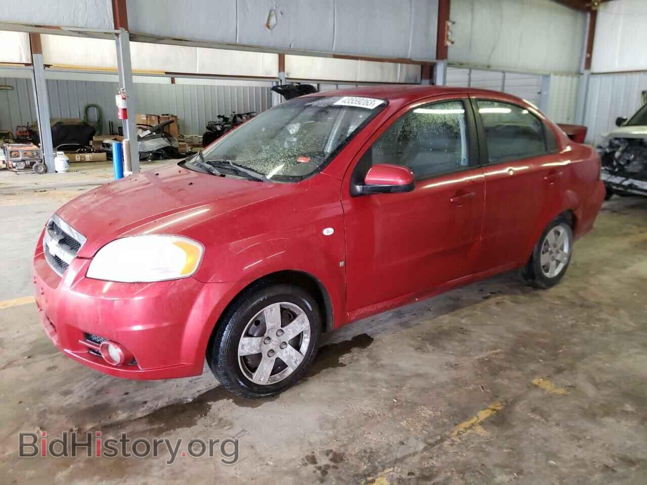 Фотография KL1TD56697B189960 - CHEVROLET AVEO 2007