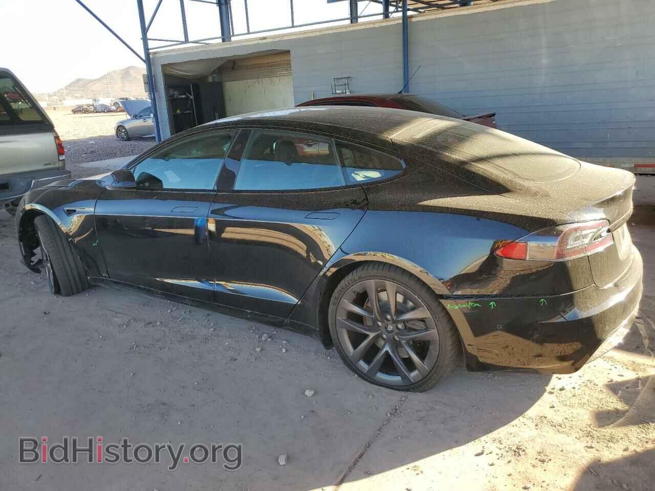 2022 TESLA MODEL S - VIN: 5YJSA1E51NF464763 - Фото 2