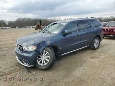 2019 Dodge DURANGO SXT, blue — VIN 1C4RDHAGXKC802109, Copart