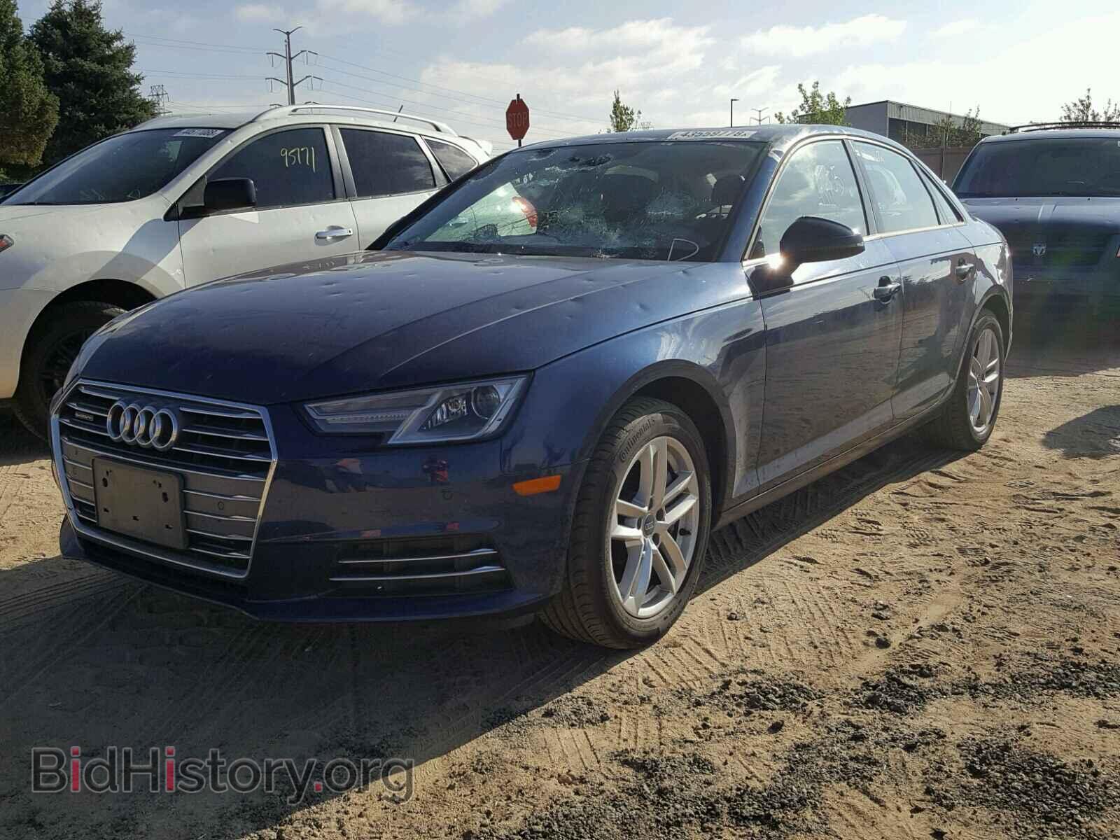 2017 AUDI A4 - VIN: WAUANAF42HN016623 - Фото 2