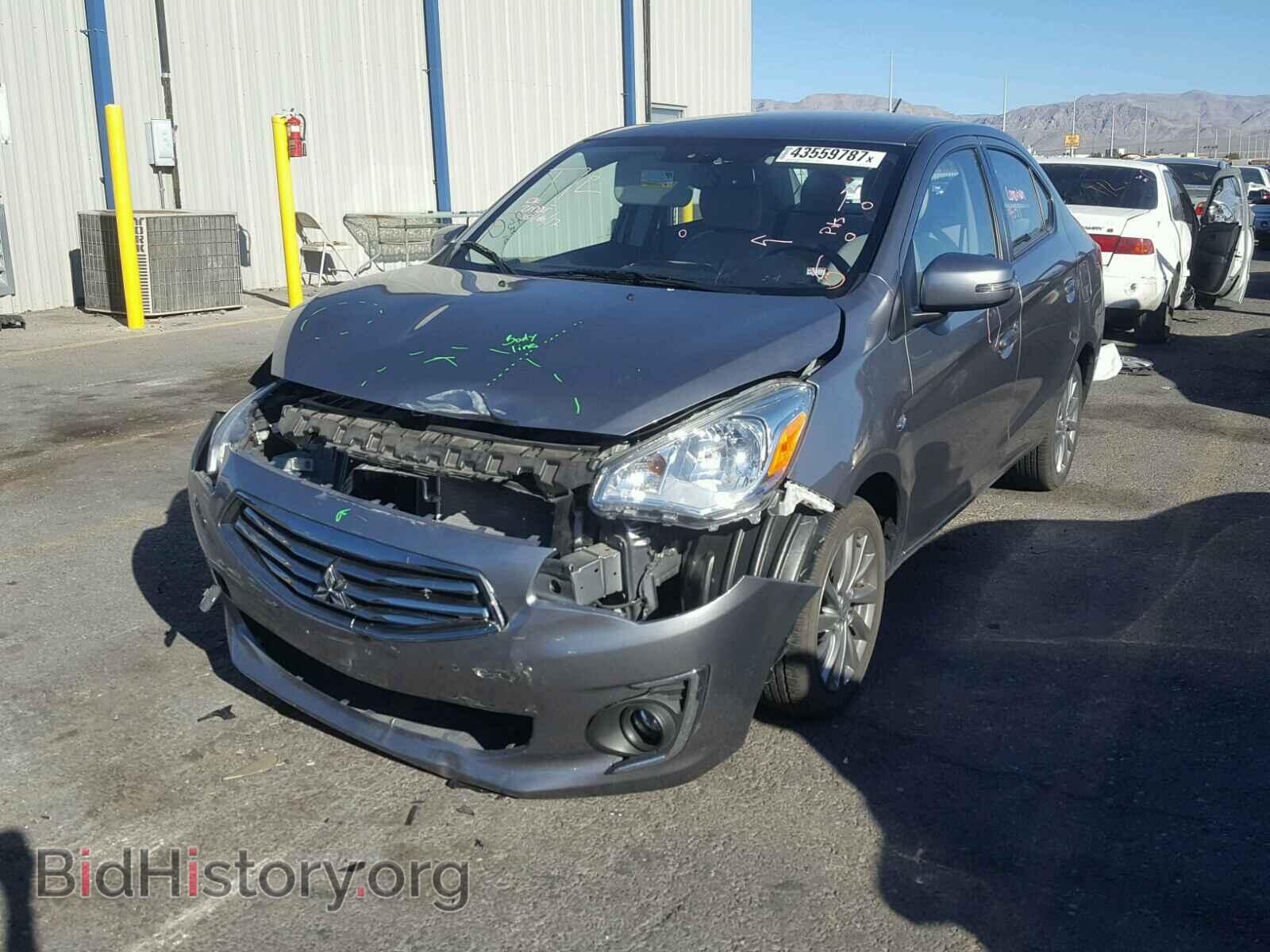 2017 MITSUBISHI MIRAGE - VIN: ML32F4FJ2HH003772 - Фото 2
