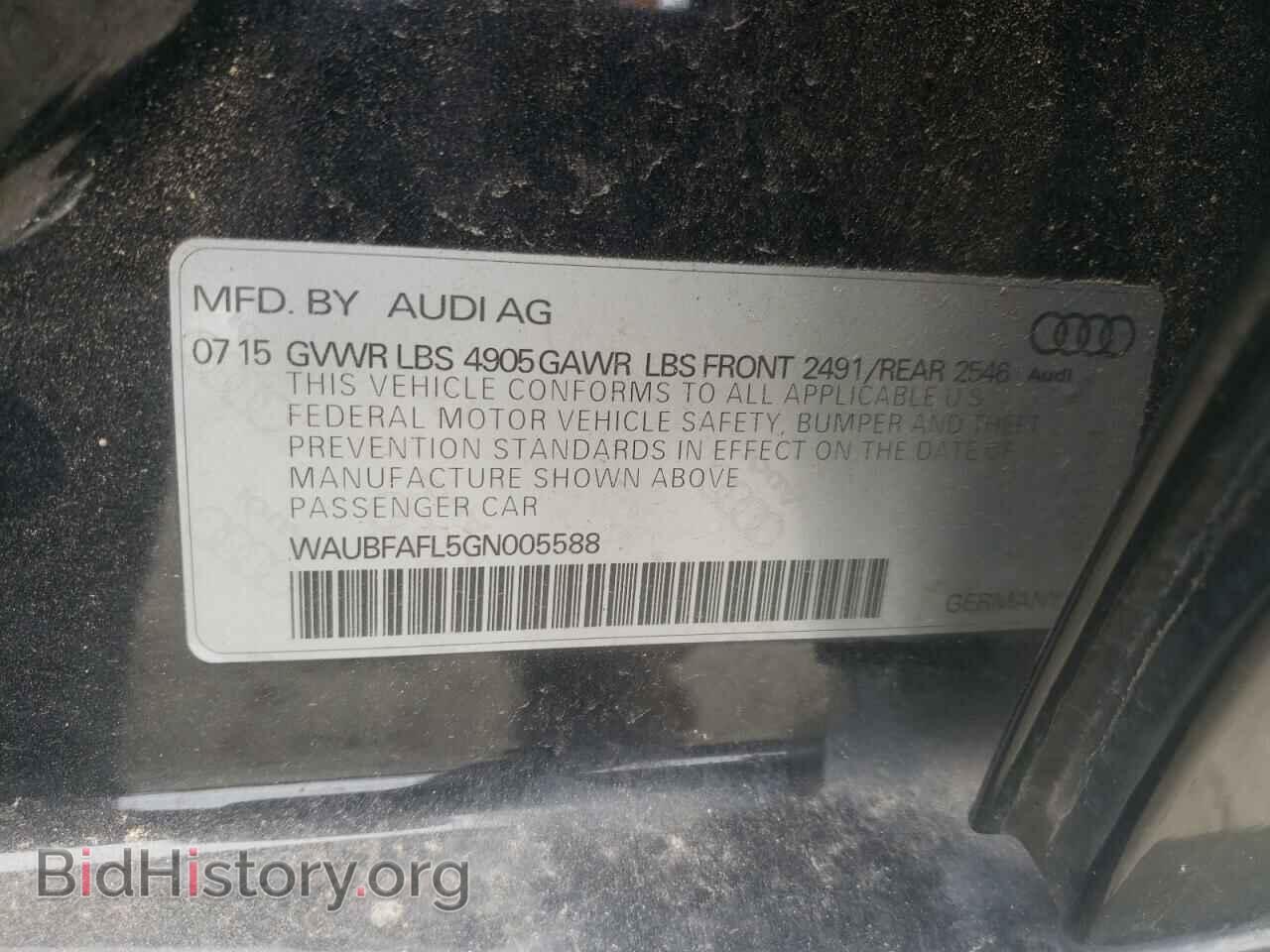 2016 AUDI A4 - VIN: WAUBFAFL5GN005588 - Фото 12