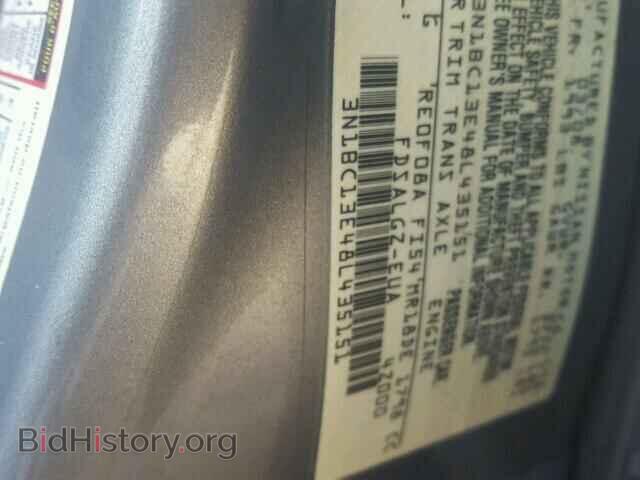 2008 NISSAN VERSA - VIN: 3N1BC13E48L435151 - Фото 10