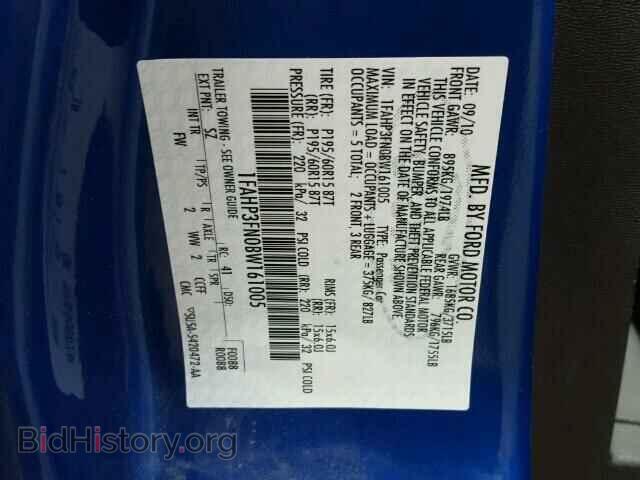 2011 FORD FOCUS - VIN: 1FAHP3FN0BW161005 - Фото 10