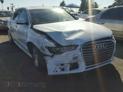 2016 Audi A6, белый — VIN WAUDFAFC0GN089280, Copart