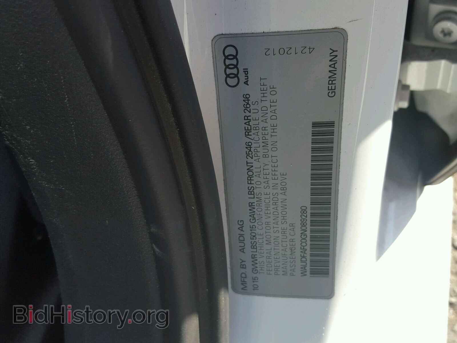 2016 AUDI A6 - VIN: WAUDFAFC0GN089280 - Photo 10