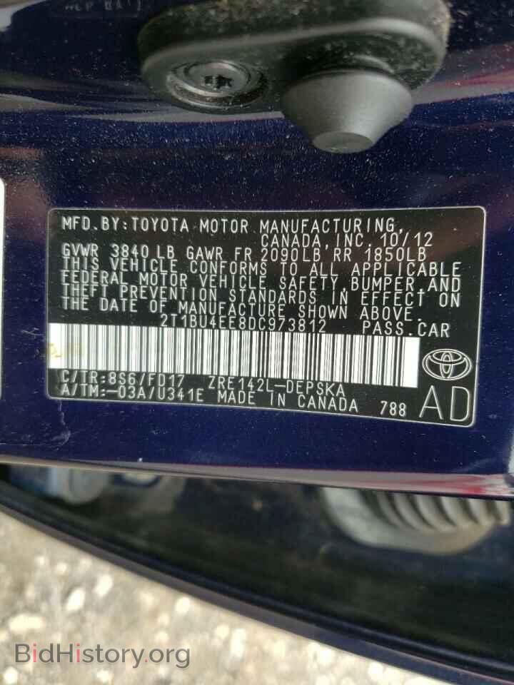 2013 TOYOTA COROLLA - VIN: 2T1BU4EE8DC973812 - Photo 10