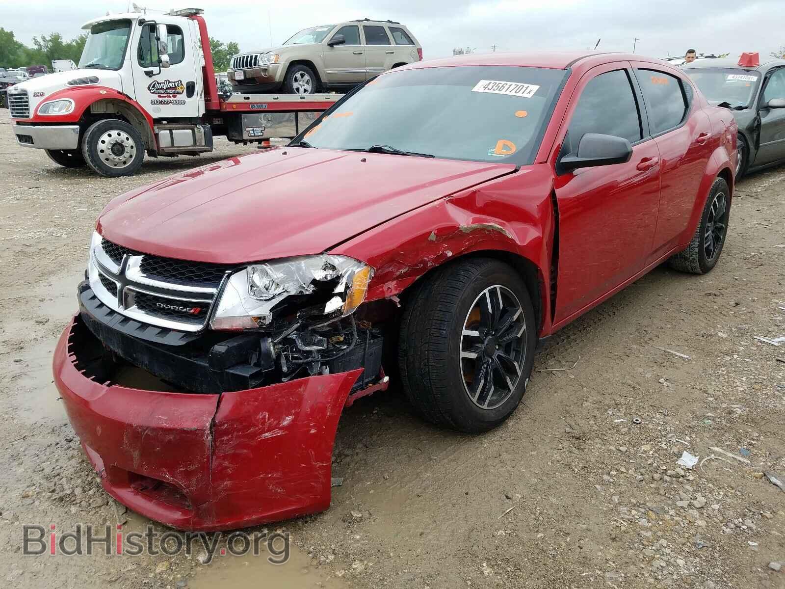 2014 DODGE AVENGER - VIN: 1C3CDZAB3EN196441 - Фото 2