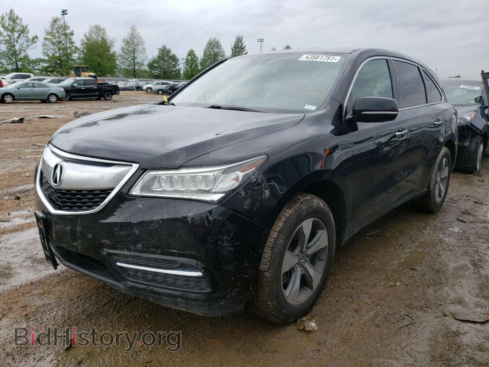2014 ACURA MDX - VIN: 5FRYD4H27EB009208 - Фото 2