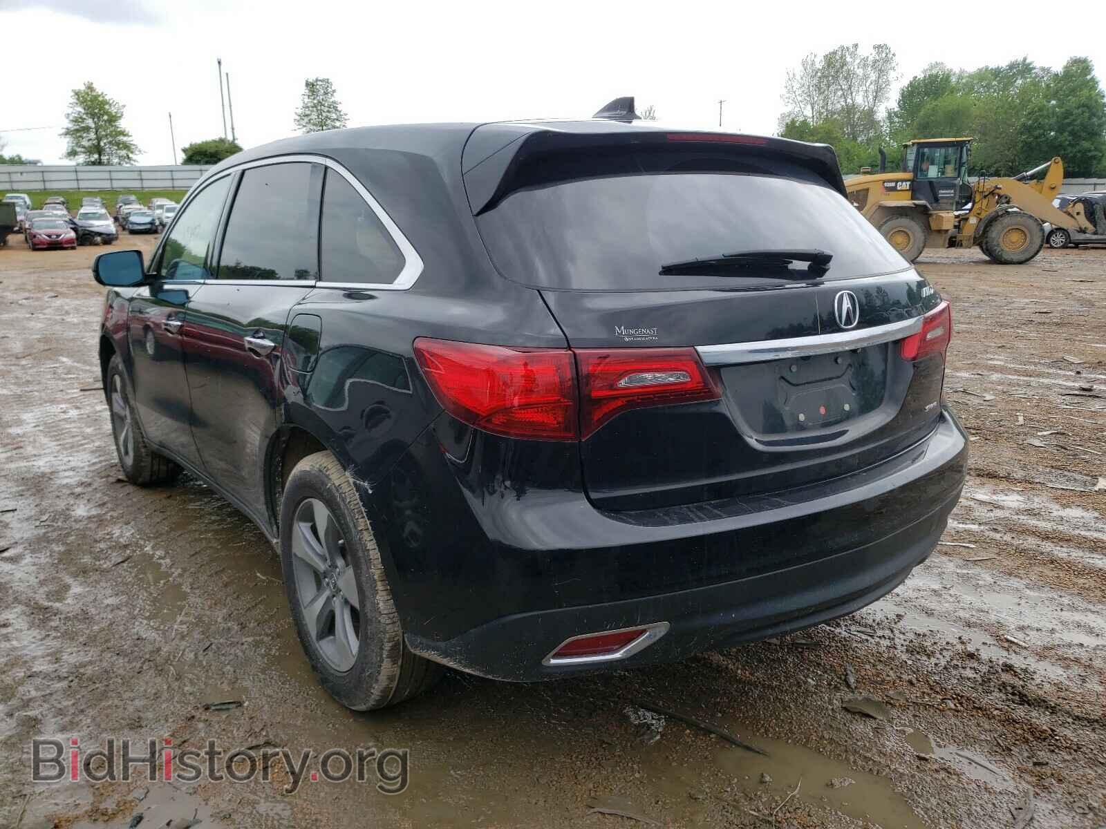 2014 ACURA MDX - VIN: 5FRYD4H27EB009208 - Фото 3