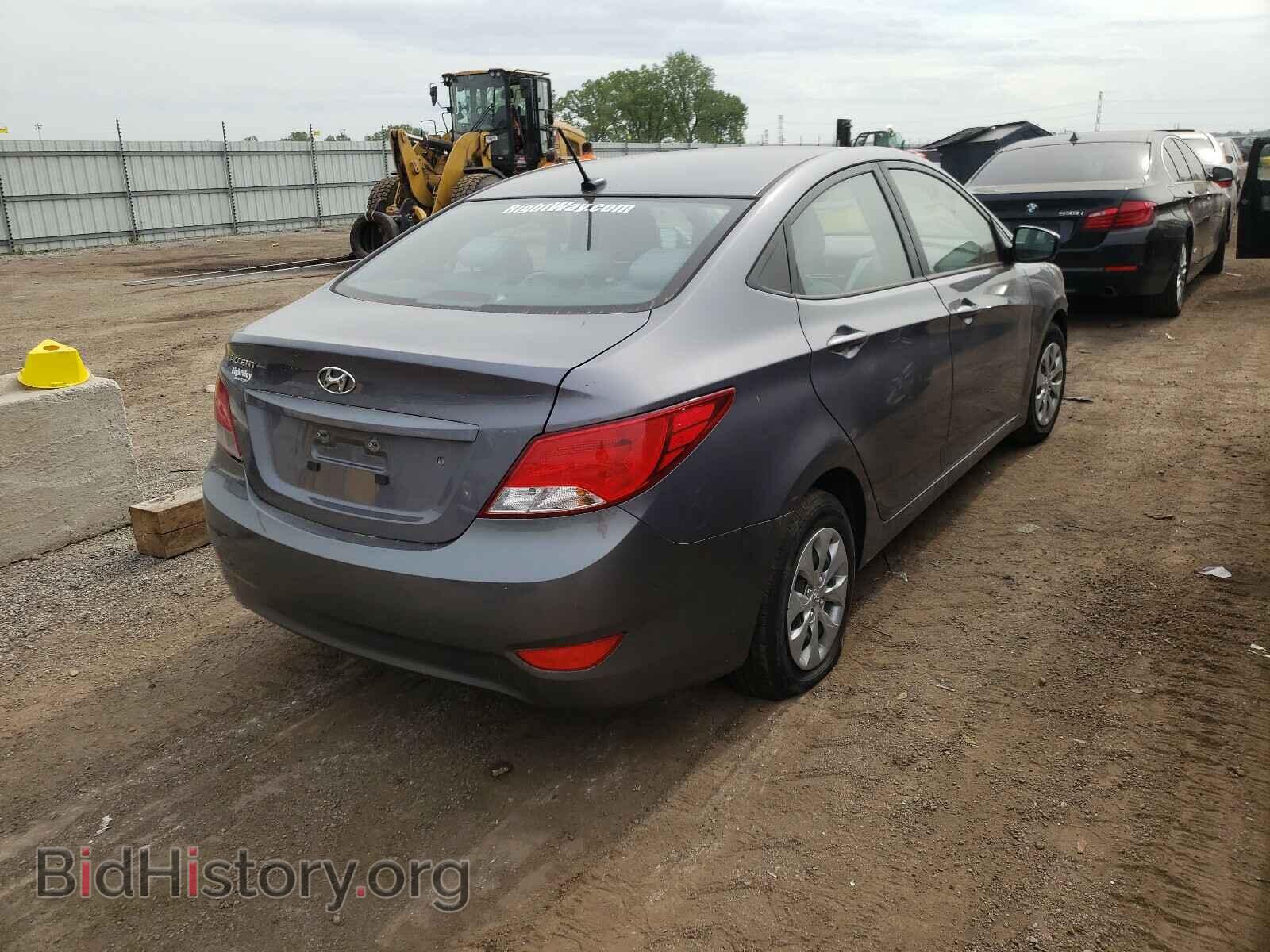 2017 HYUNDAI ACCENT - VIN: KMHCT4AE8HU215745 - Фото 4