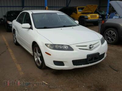 2007 Mazda 6 6 I, белый — VIN 1YVHP80C275M19546, Copart