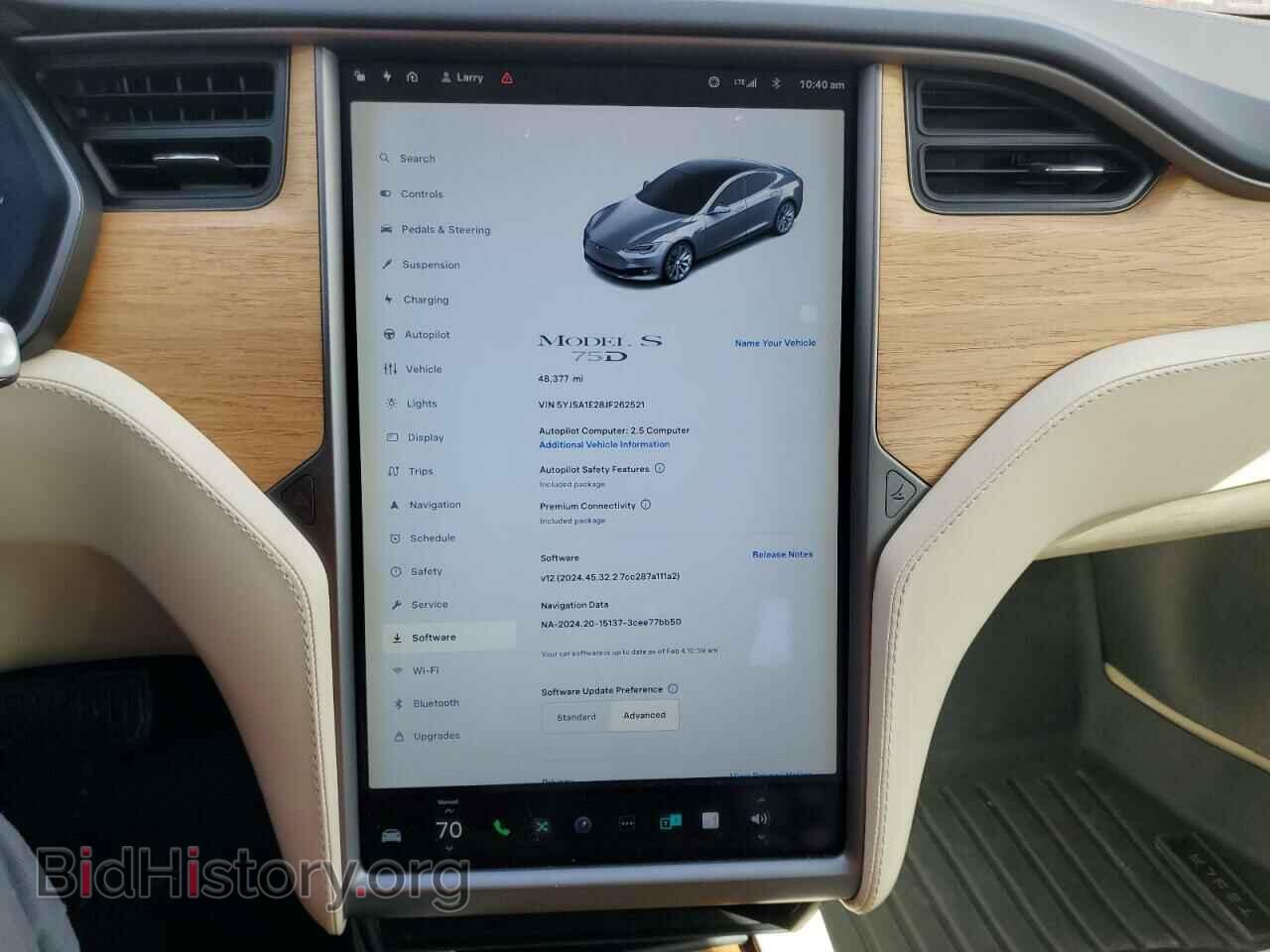 2018 TESLA MODEL S - VIN: 5YJSA1E28JF262521 - Photo 9