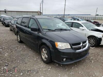 2011 Dodge CARAVAN Grand Cara, черный — VIN 2D4RN5DG1BR689278, Copart