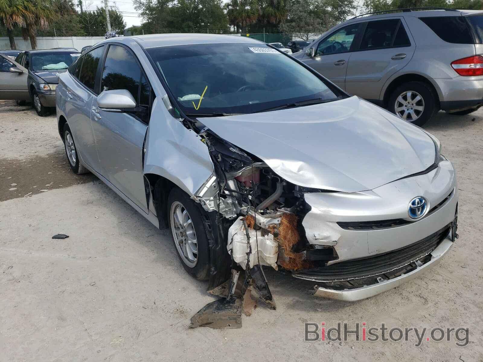 Photo JTDKARFU4G3013184 - TOYOTA PRIUS 2016