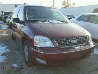 2006 Ford FREESTAR Freestar L, burgundy — VIN 2FMDA58236BA38097, Copart