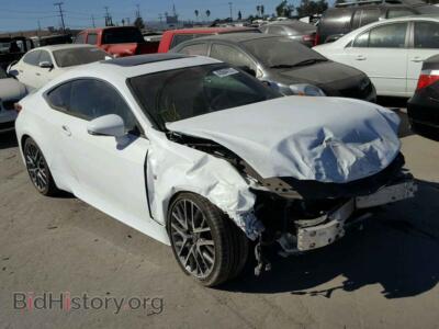 2015 Lexus RC, белый — VIN JTHHE5BC8F5001903, Copart