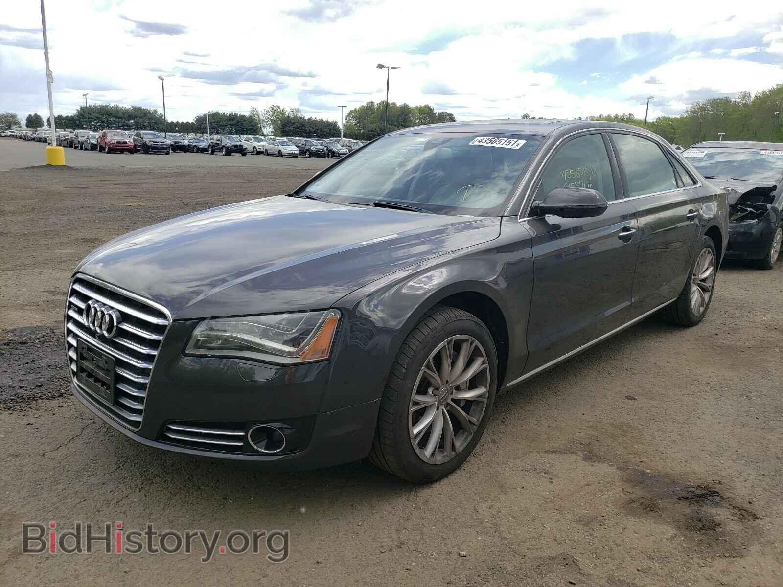 2014 AUDI A8 - VIN: WAURGAFD8EN002377 - Фото 2