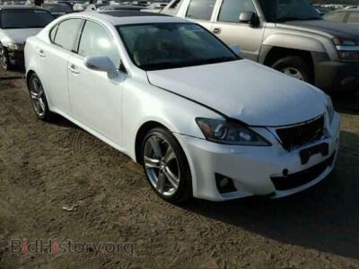 2012 Lexus IS350, белый — VIN JTHBE5C25C5029682, Copart