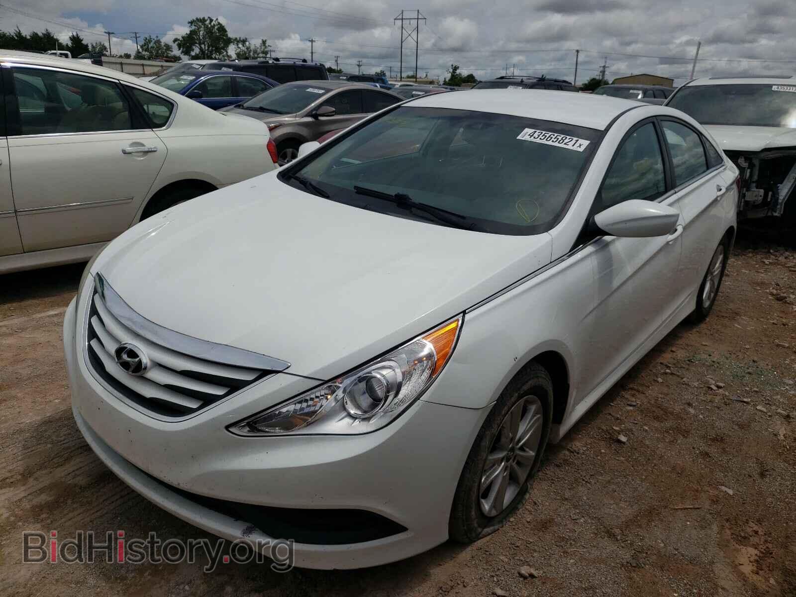 2014 HYUNDAI SONATA - VIN: 5NPEB4AC9EH890265 - Фото 2