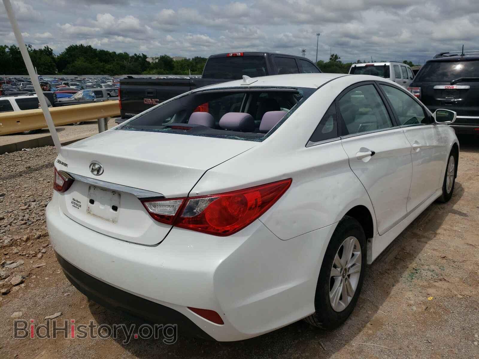 2014 HYUNDAI SONATA - VIN: 5NPEB4AC9EH890265 - Фото 4