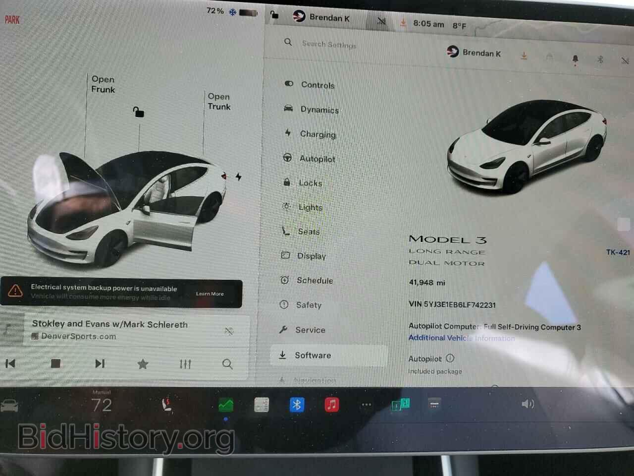 2020 TESLA MODEL 3 - VIN: 5YJ3E1EB6LF742231 - Photo 9