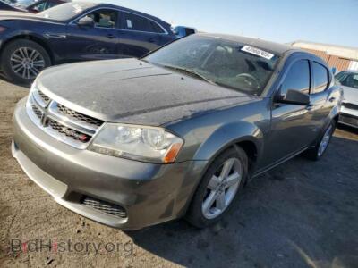 2013 Dodge AVENGER SE, серый — VIN 1C3CDZABXDN604951, Copart