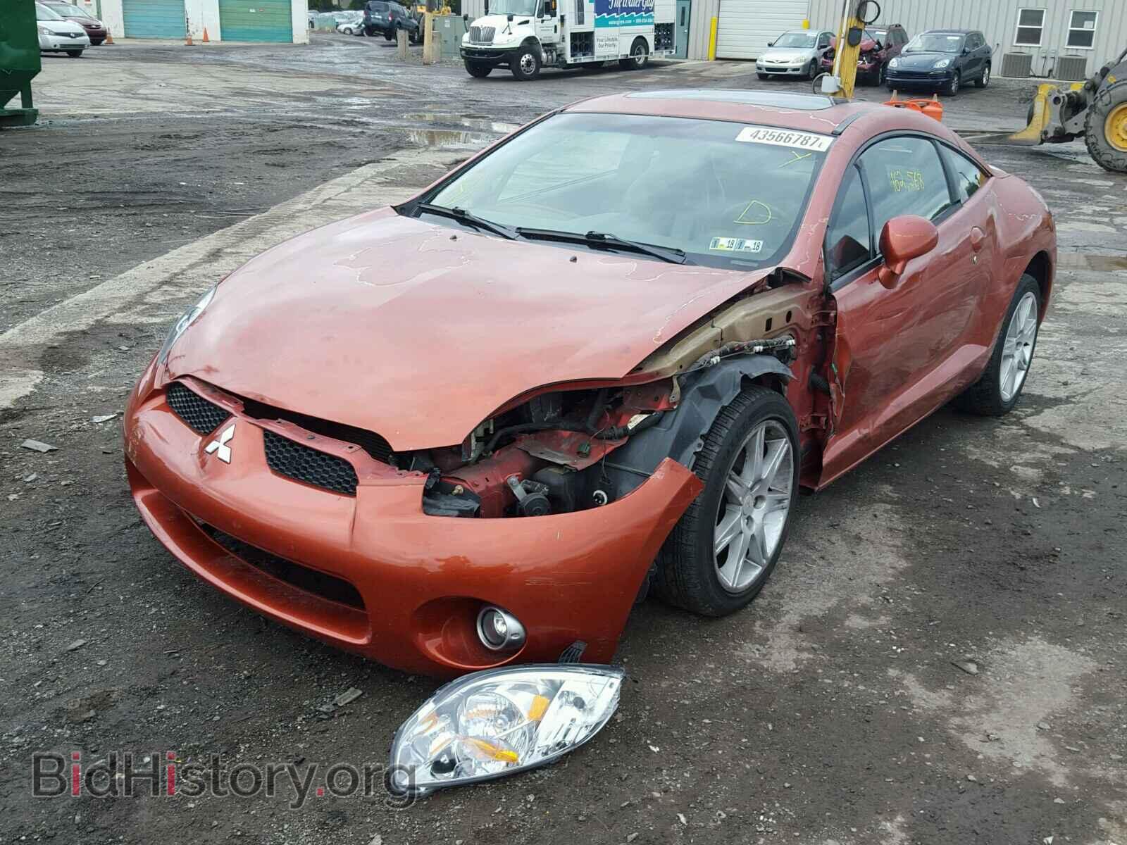 2006 MITSUBISHI ECLIPSE - VIN: 4A3AK34T66E007421 - Фото 2