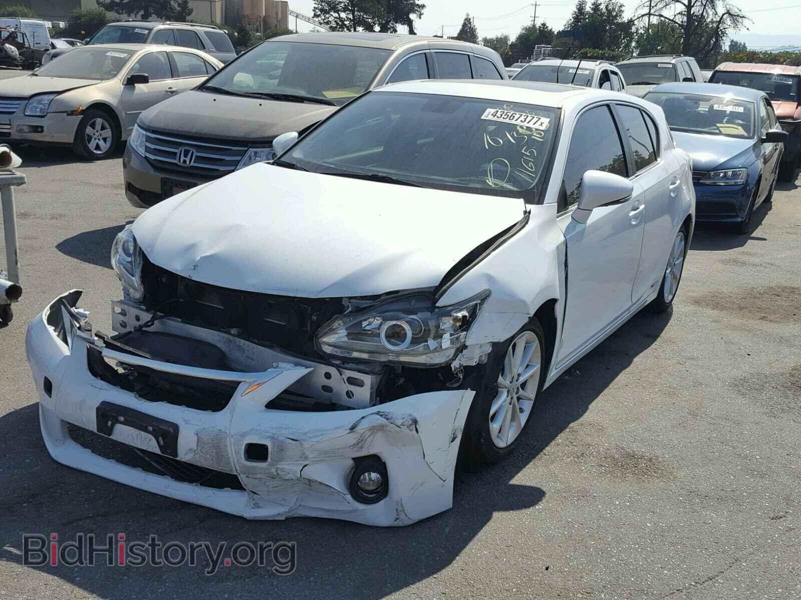 2013 LEXUS CT 200 - VIN: JTHKD5BH2D2170169 - Фото 2