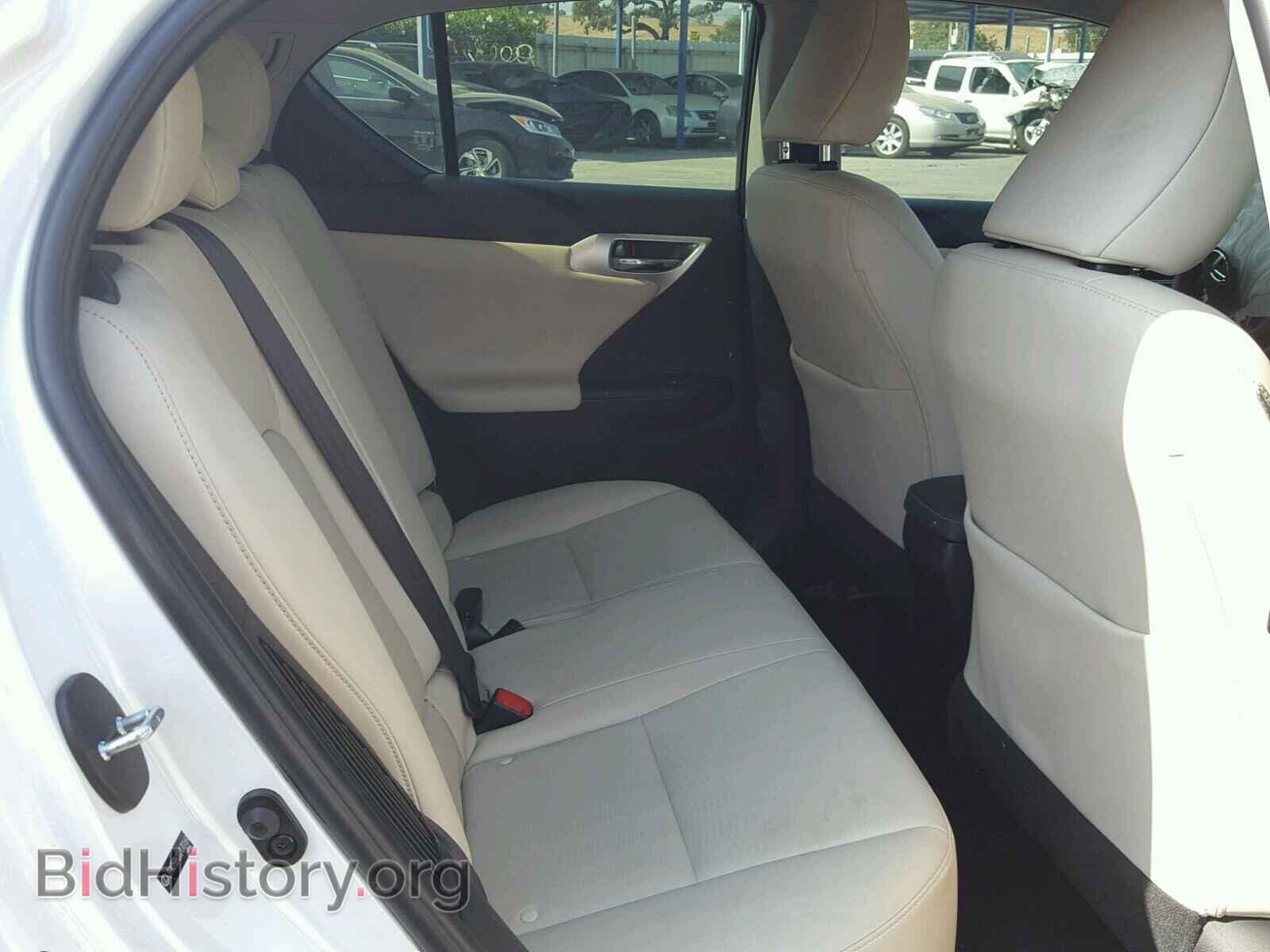2013 LEXUS CT 200 - VIN: JTHKD5BH2D2170169 - Фото 6