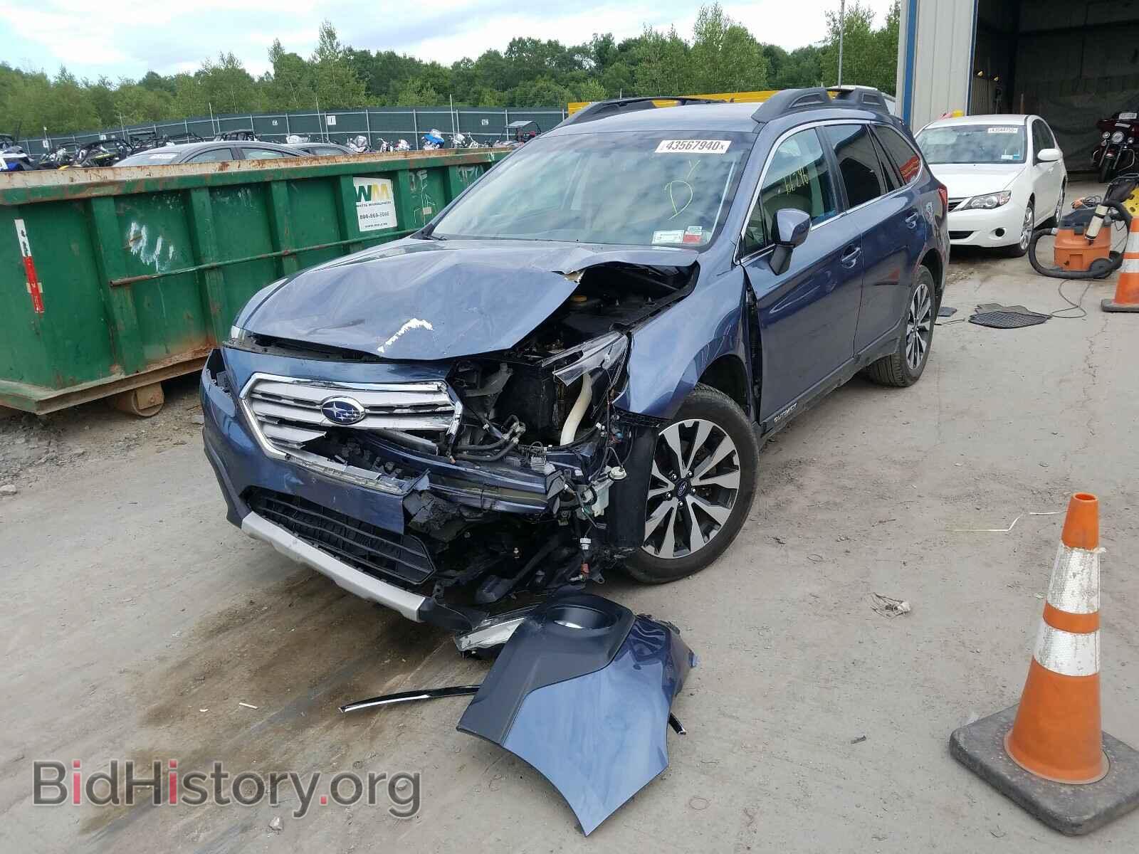 2016 SUBARU OUTBACK - VIN: 4S4BSAJC9G3265263 - Фото 2