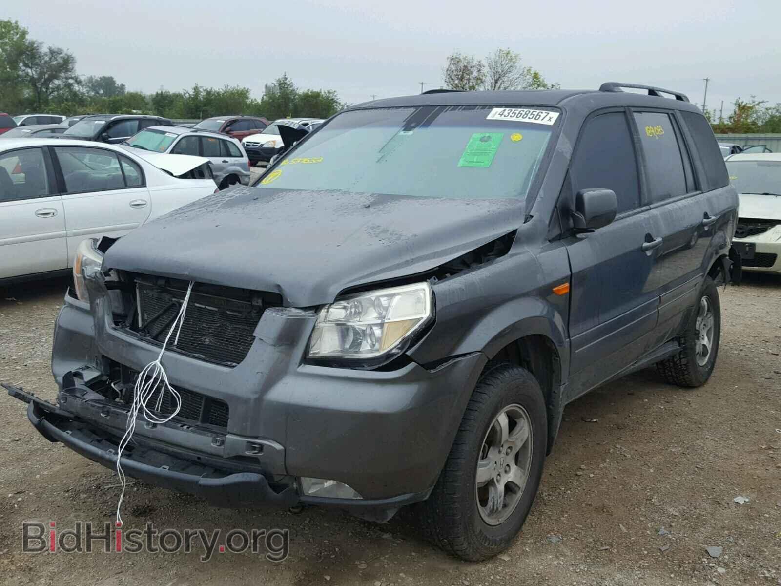 2007 HONDA PILOT - VIN: 2HKYF18577H537632 - Фото 2