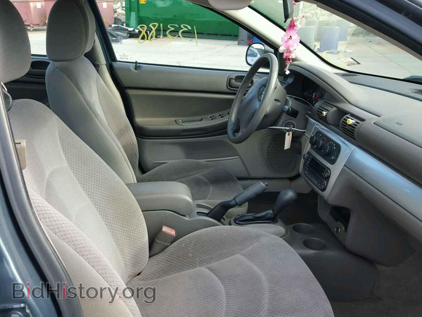 2006 CHRYSLER SEBRING - VIN: 1C3EL56R26N283775 - Фото 5
