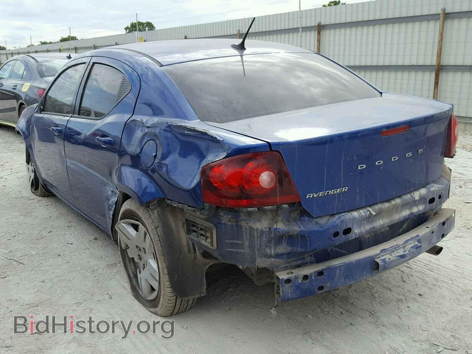 2013 DODGE AVENGER - VIN: 1C3CDZAB6DN632133 - Photo 3