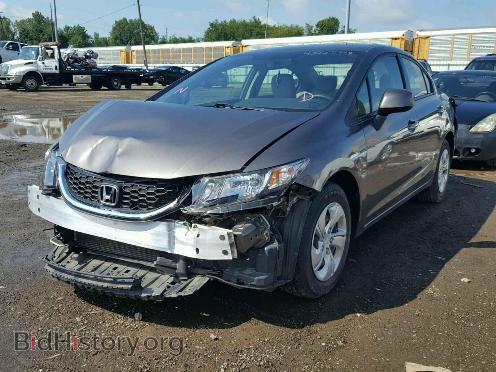 2013 HONDA CIVIC LX - VIN: 19XFB2F53DE006357 - Фото 2