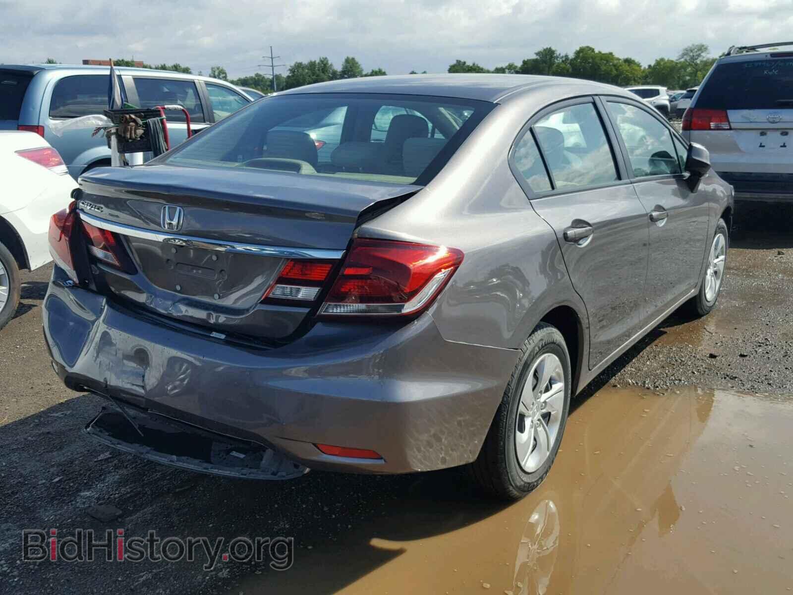 2013 HONDA CIVIC LX - VIN: 19XFB2F53DE006357 - Фото 4